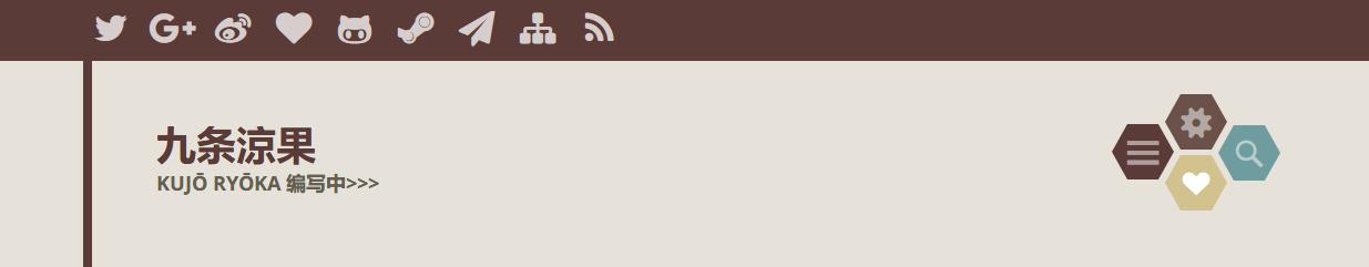 添加的社交图标们